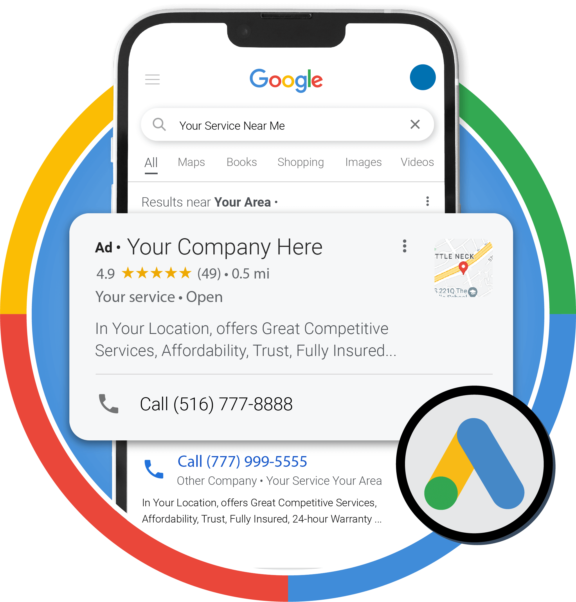 Google Ads interface preview