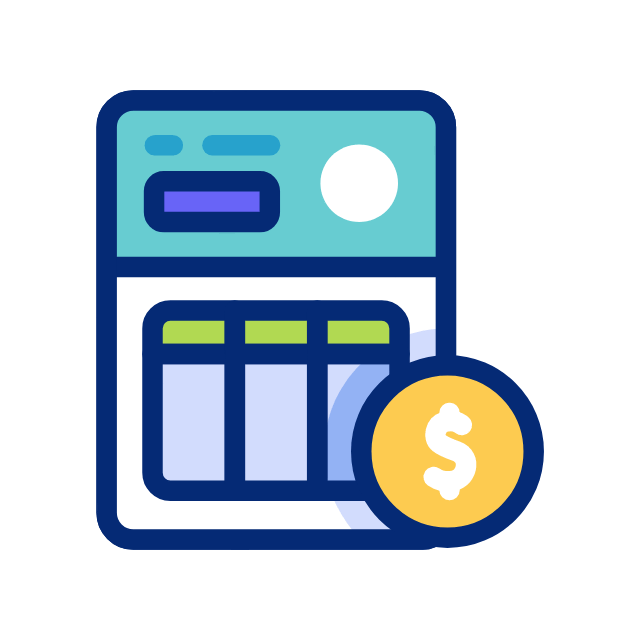Piggy bank and coins